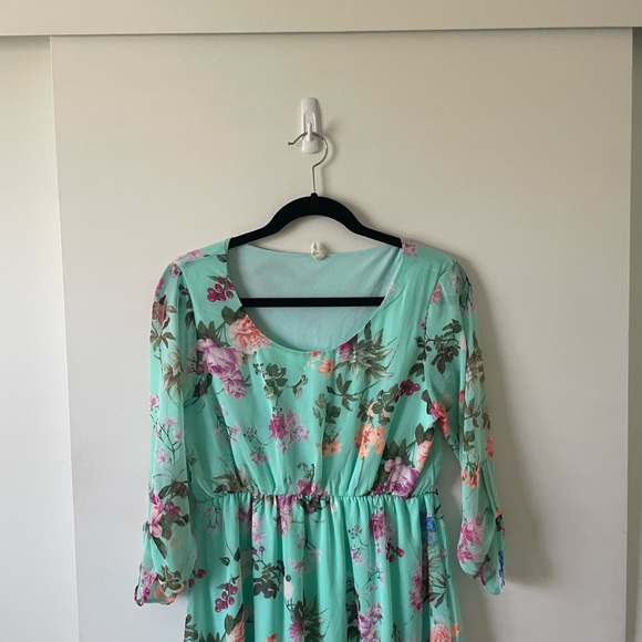 Pink blush maternity dress - Picture 10 of 11